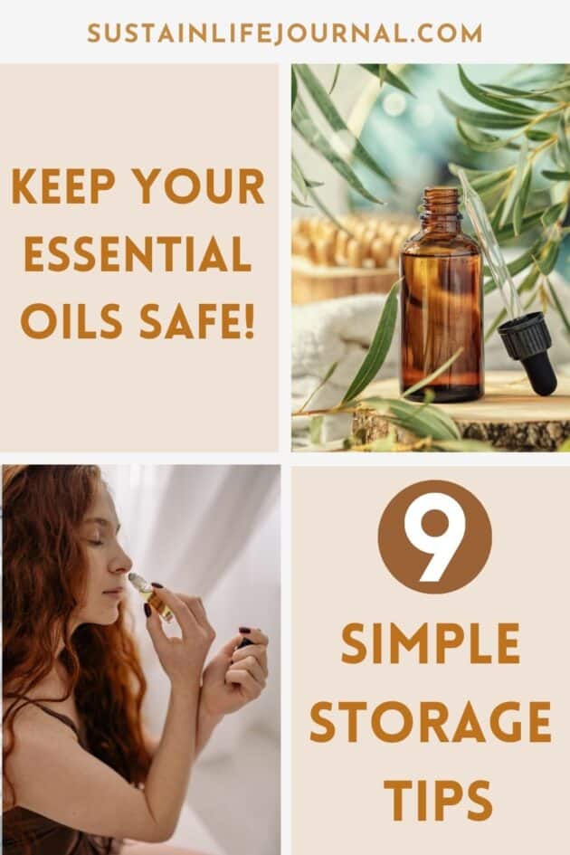someone using essential oils for self care