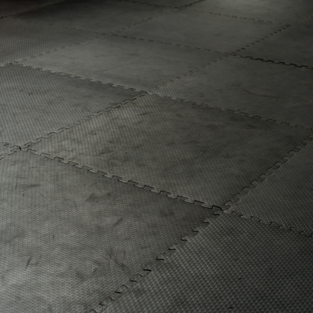 a gym floor mat
