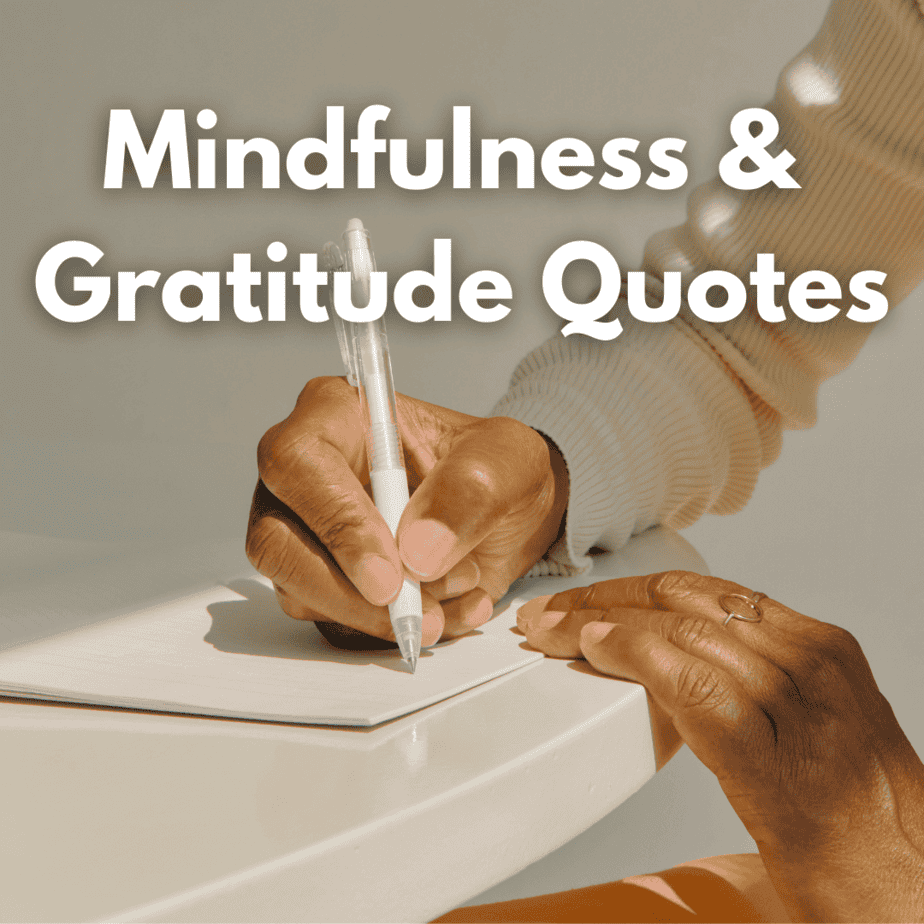 8 Mindfulness Gratitude Quotes To Help You Feel at Ease