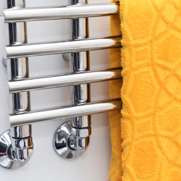 a towel warmer that is great for warmer climates or humid climates