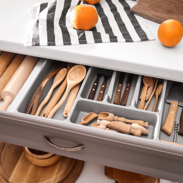 kitchen drawer utensil organizer