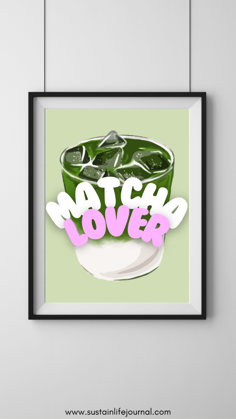 printable matcha wall decor