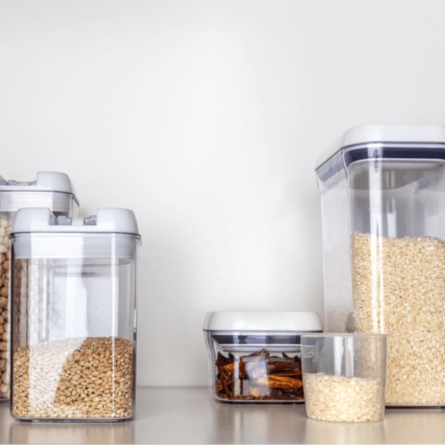 clear airtight containers for food storage