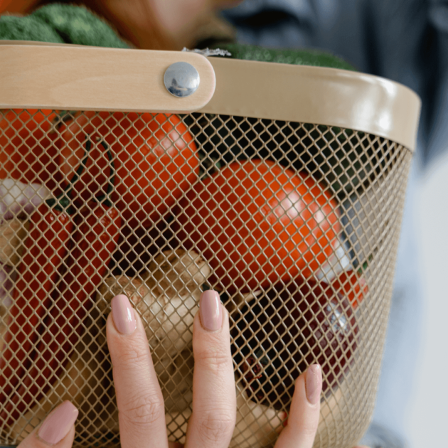 organizer basket for kitchen pantry