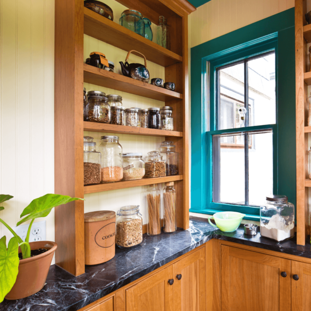 freestanding pantry shelves for small kitchen