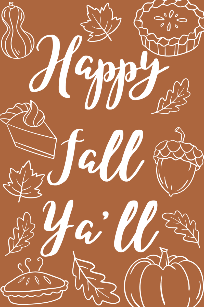 happy fall yall coloring page