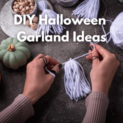 14 Easy DIY Halloween Garland Ideas Using Materials From Home - Sustain ...