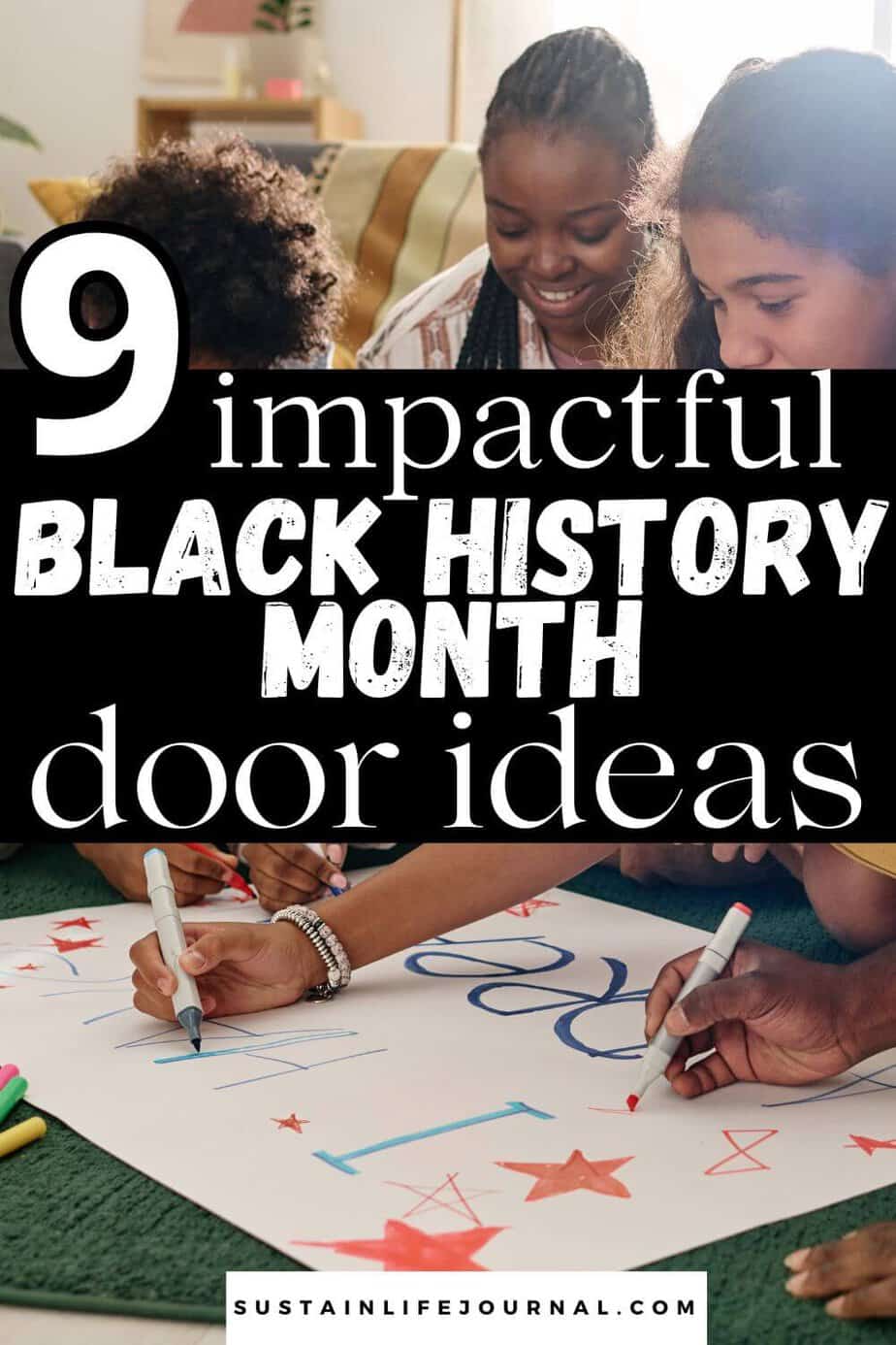 Recreate These Easy Black History Month Door Ideas - Sustain Life Journal