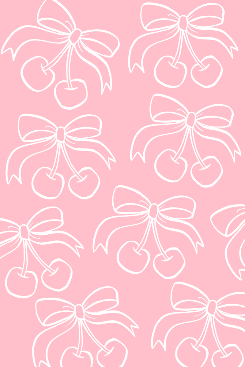 Cute Cherry Bow Coloring Page - Image 2