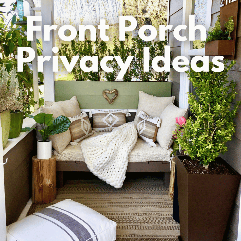 11 Simple Front Porch Privacy Ideas To Create a Serene Space - Sustain ...