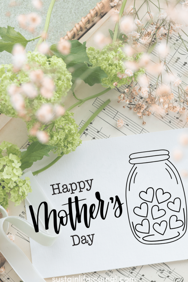 jar of hearts and happy mothers day message