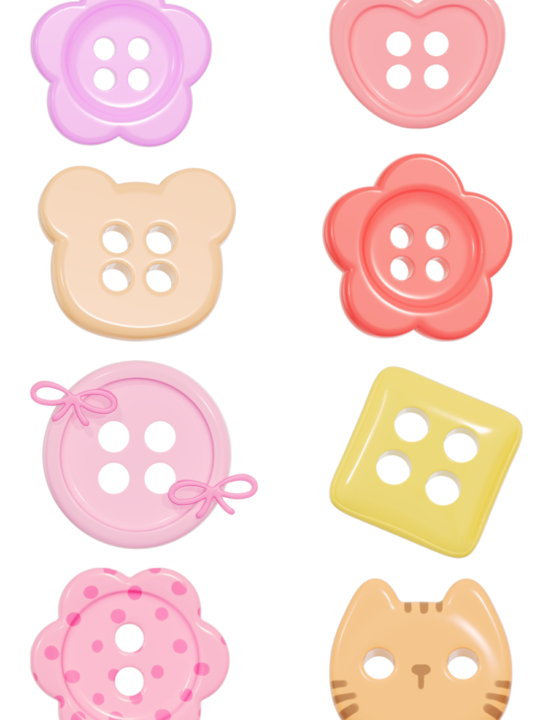 colorful printable buttons