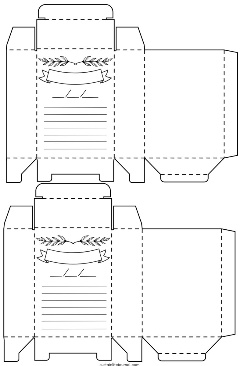 printable seed packet template